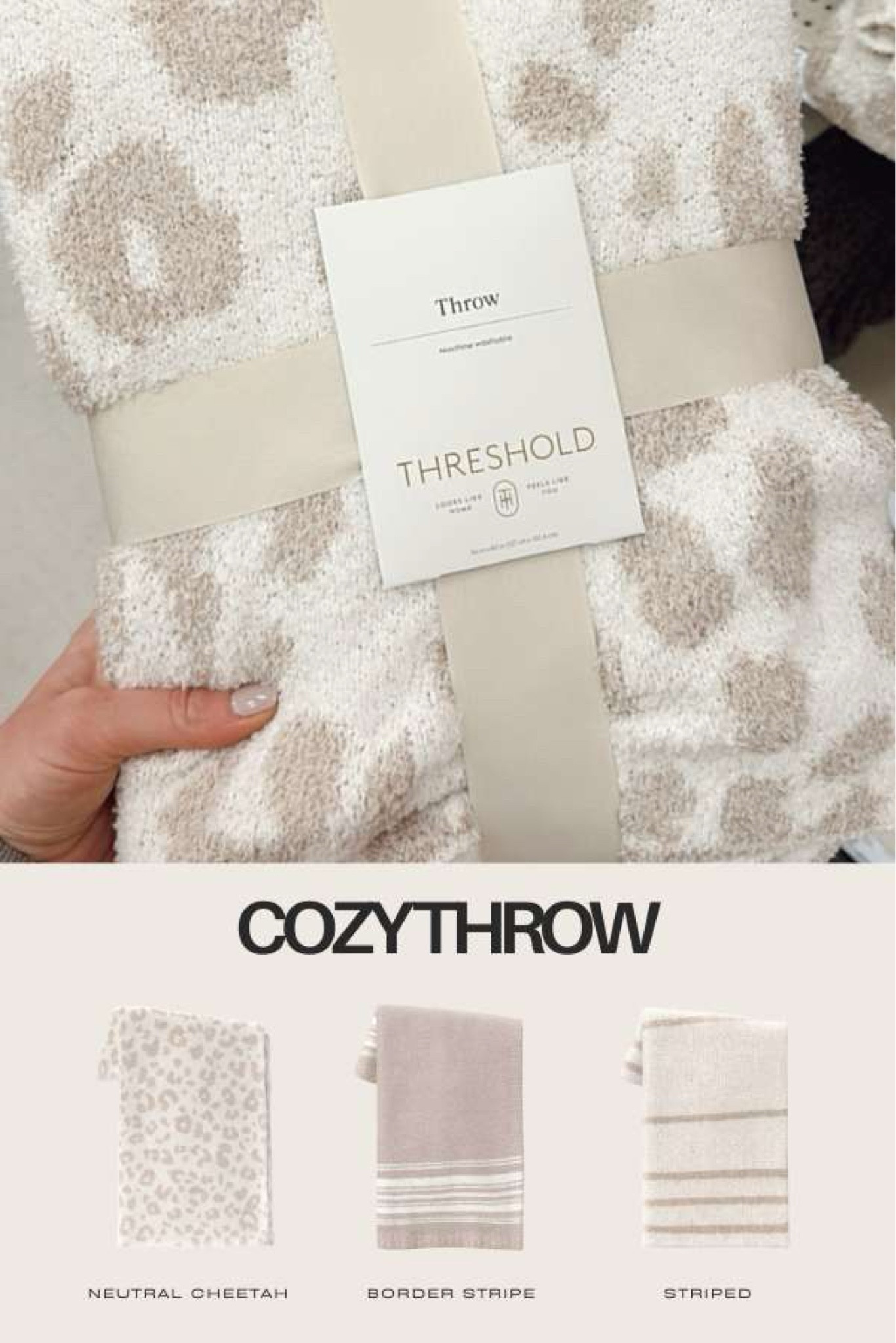 Cozy throw blanket. Cheetah blanket. Neutral blanket. Striped blanket. Target style. Target find. Home decor. Barefoot dreams. Dupe. Look alike. Spring decor. Living room  

#LTKhome #LTKstyletip #LTKfindsunder50