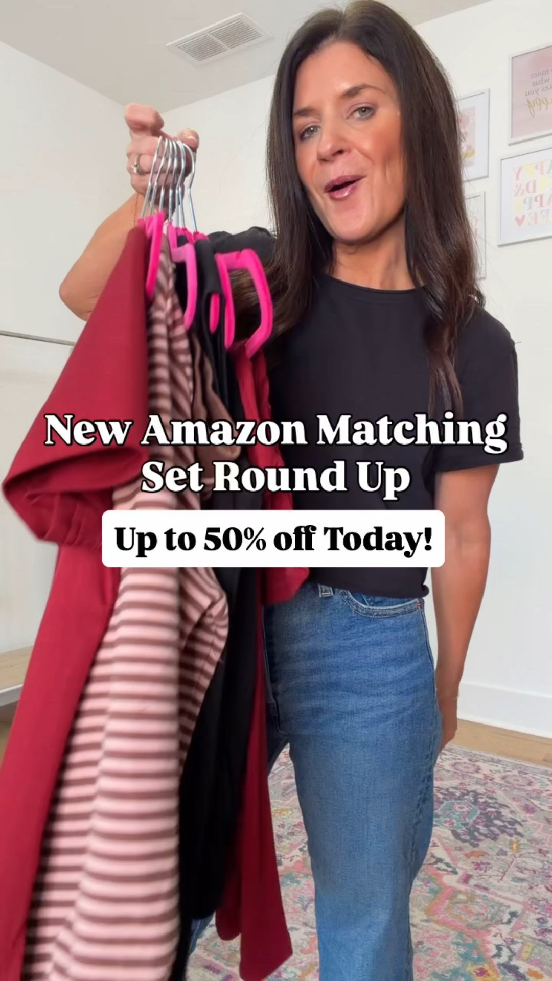 ⭐Burgundy Skort Set - code = 3QM8WMG2. Expires 2/9
⭐Wine Red Ribbed Pant Set - code = N8ZT4ULA. Expires 2/8
⭐Striped Skort/Sweatshirt Set - code = G8KTRYHQ. Expires 2/8
⭐Black Pant Set - code = 3GCEVO22. Expires 2/8

#LTKSaleAlert #LTKootd