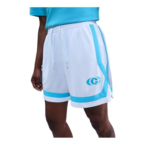 Nike Caitlin Clark Women's Crossover Dri-FIT 5" Basketball Shorts (White/Baltic Blue/Baltic Blue) Size Medium | Amazon (US)