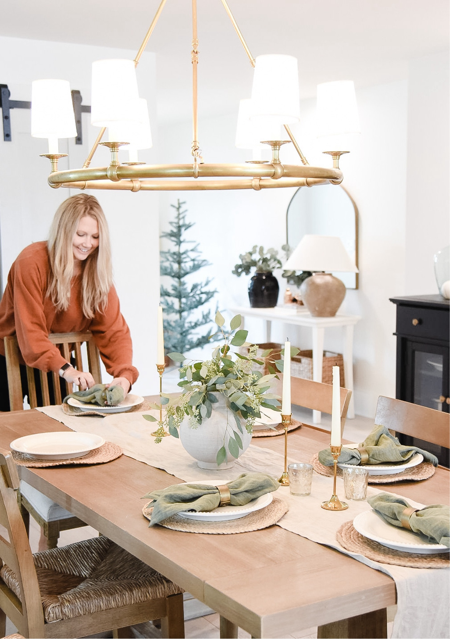 One of our favorite chandeliers for dining tables! 

Simple dining table decor and table linens by www.peonyandolive.com. 

#LTKhome #LTKstyletip #LTKMostLoved