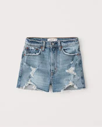 High Rise Mom Shorts | Abercrombie & Fitch (US)