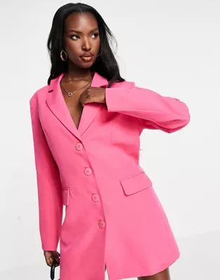 Aria Cove boxy blazer dress in hot pink | ASOS | ASOS (Global)