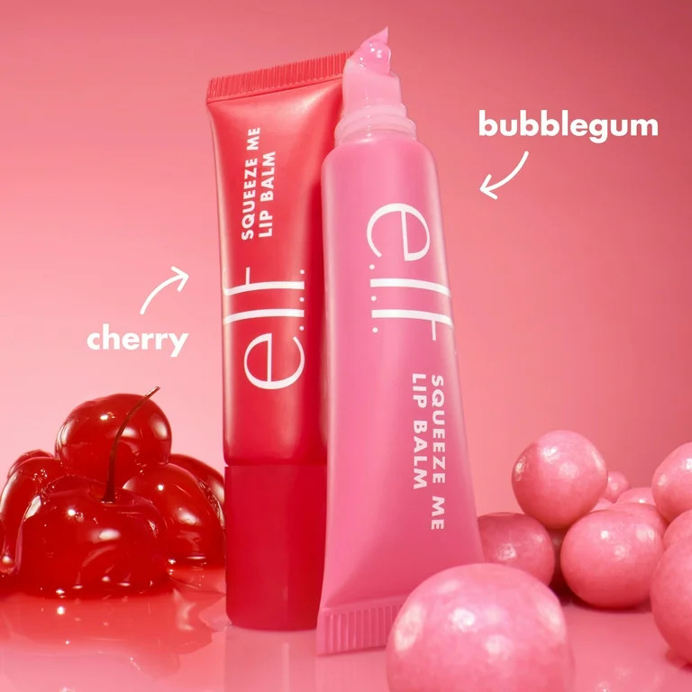 e.l.f. Squeeze Me More Lip Balm Duo, Cherry & Bubblegum, 2pc | Walmart (US)