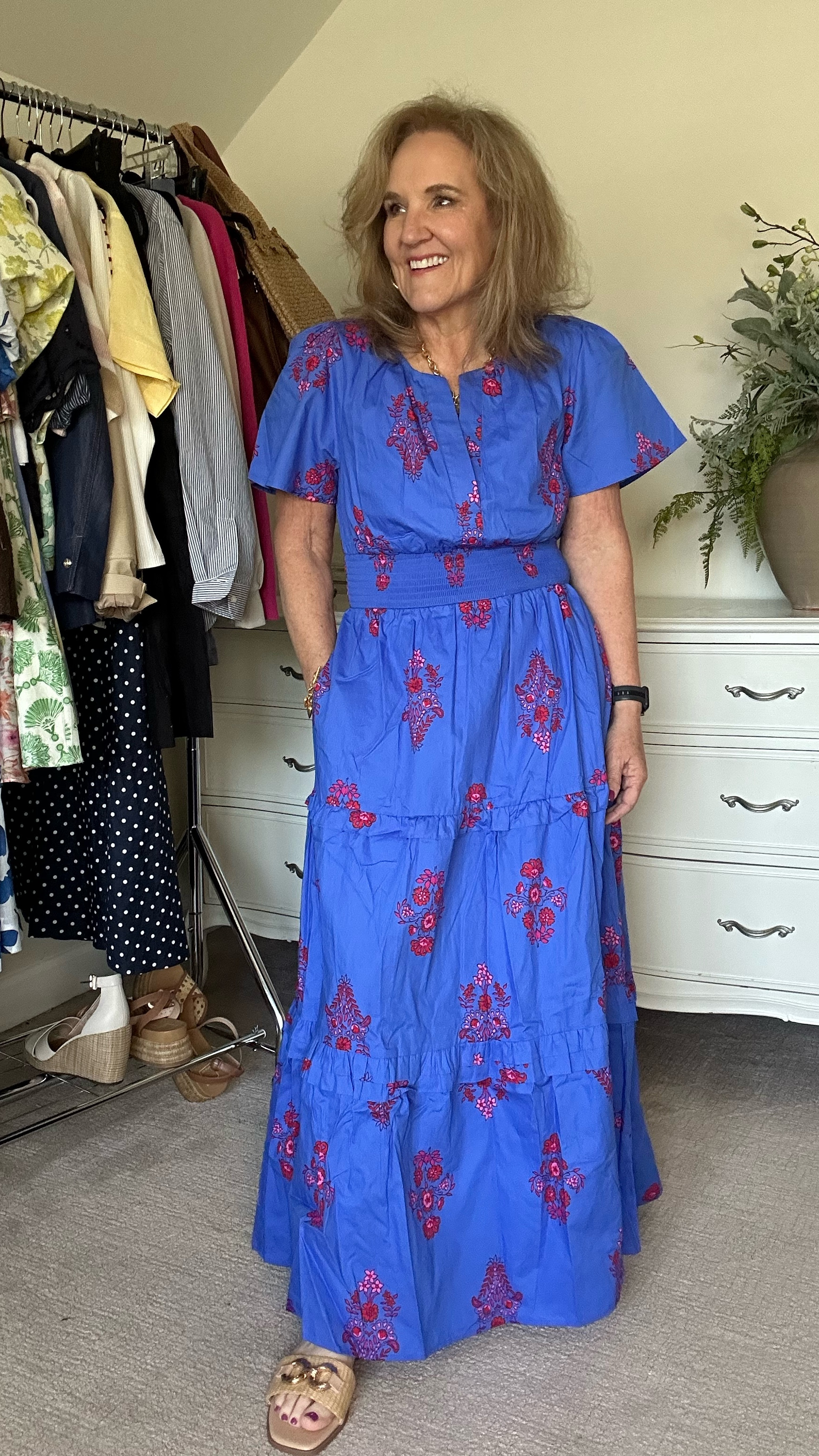 15% off with code NANETTE15 
Oh my these are pretty. Wearing size medium in all! 

Easter dress maxi dress blue floral dress 

#LTKOver40 #LTKFindsUnder100 #LTKWatchNow