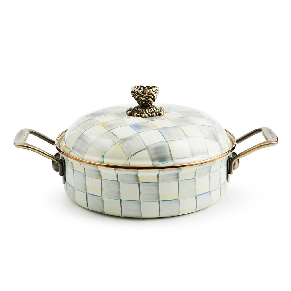 Sterling Check 3 Qt. Casserole | MacKenzie-Childs