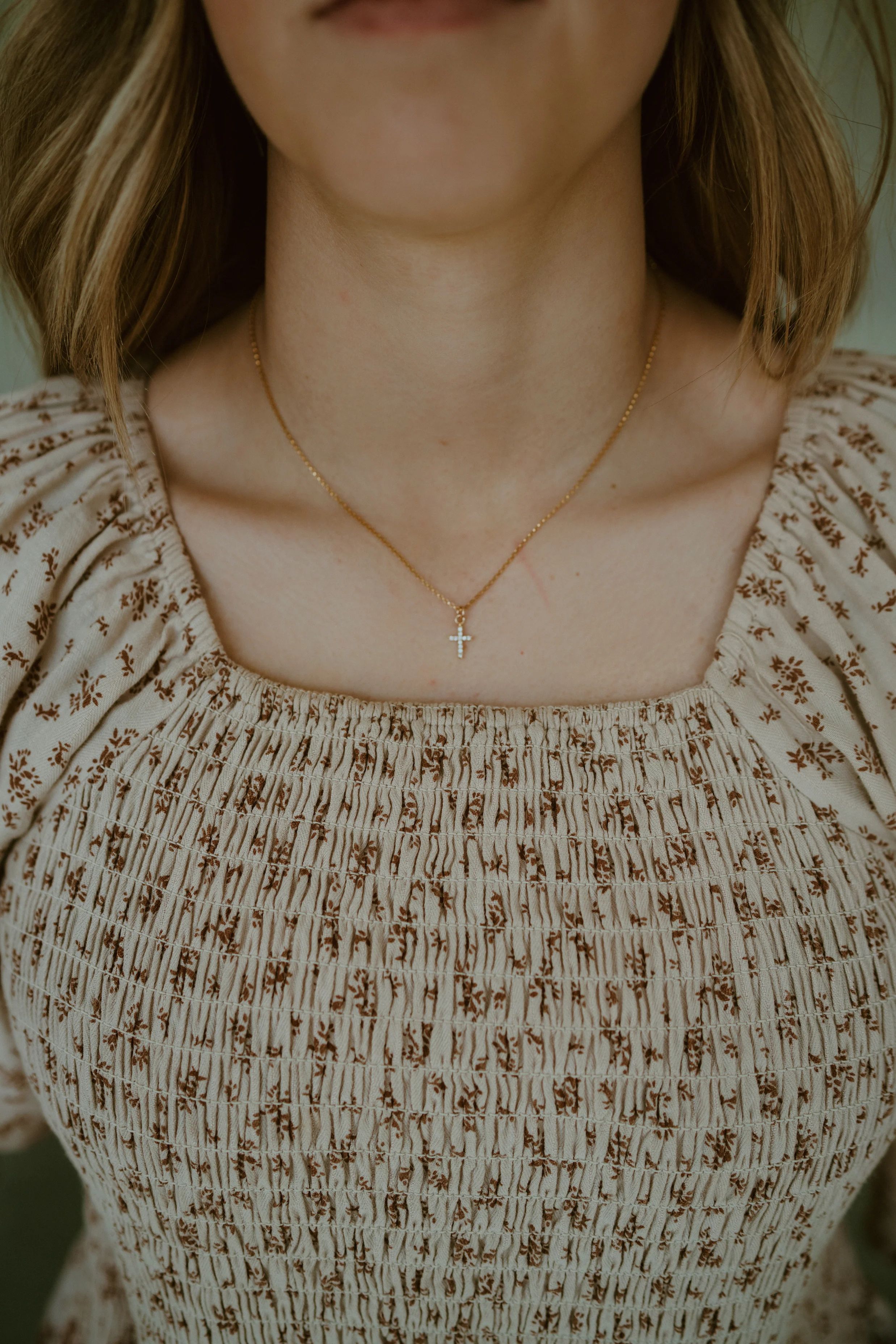 Kella Cross Necklace | #4 | Goldie Lew Jewelry