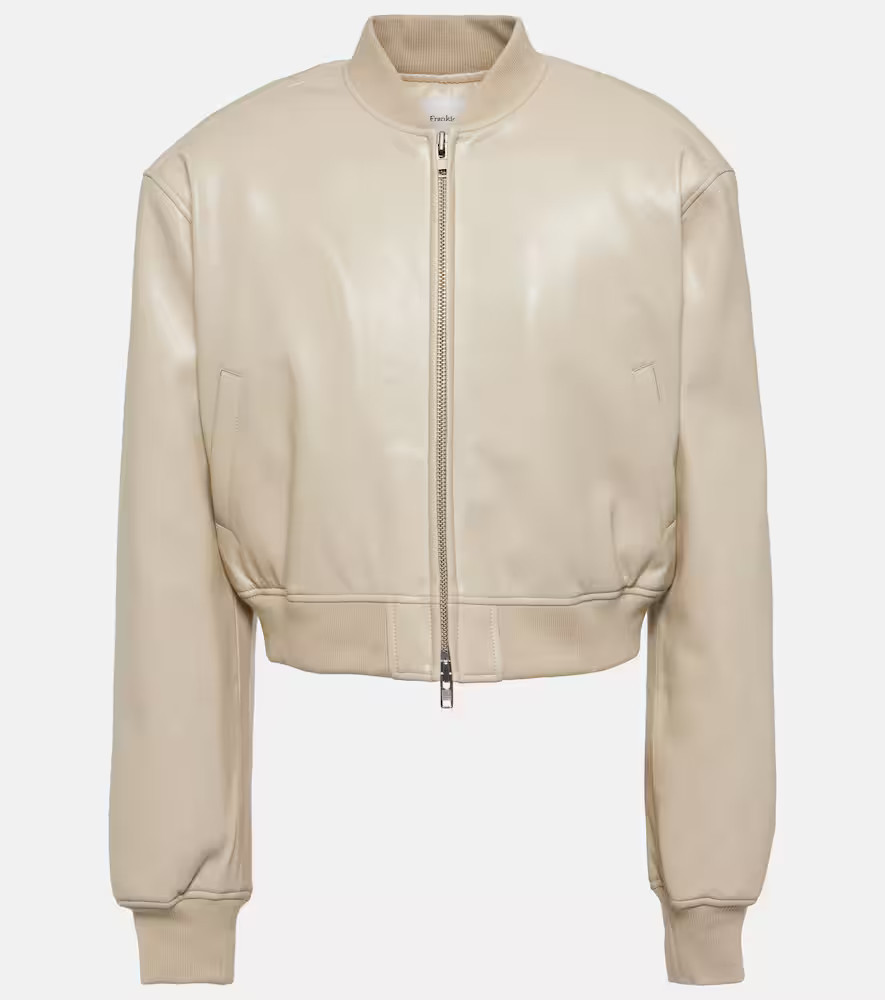 The Frankie Shop Micky faux leather bomber jacket | Mytheresa (US/CA)