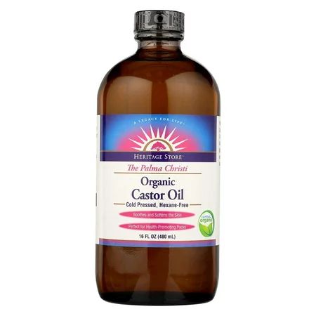 Heritage Store Organic Castor Oil, 16 Ounce | Walmart (US)