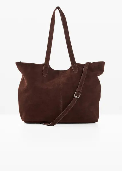 Maxi Shopper aus Wildleder | Bonprix DE