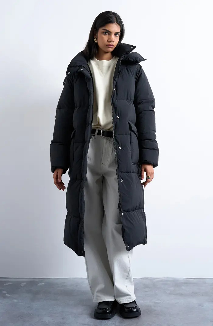 Longline Quilted Puffer Coat | Nordstrom
