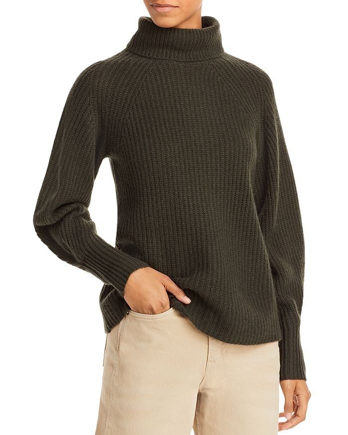 Shaker Stitch Cashmere Turtleneck Sweater | Sweaters | Cashmere | Bloomingdale's (US)