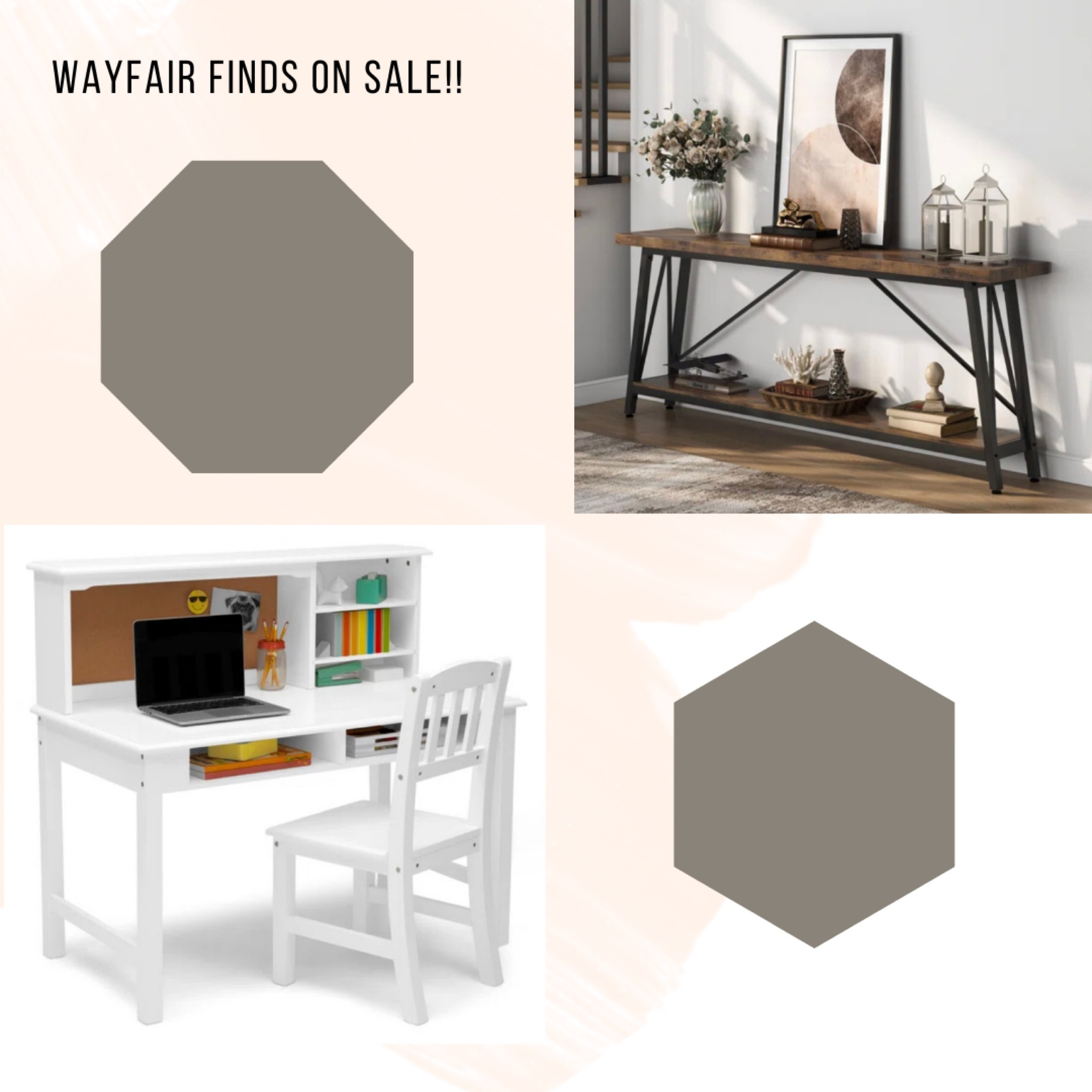 Scored these Wayfair gems on sale! 💰 My son's room got an upgrade with this perfect-fit writing desk 📚✏️ and this chic console table has transformed my den! 🏡 #WayfairFinds #HomeUpgrade #SaleAlert

#LTKsalealert #LTKhome #LTKstyletip