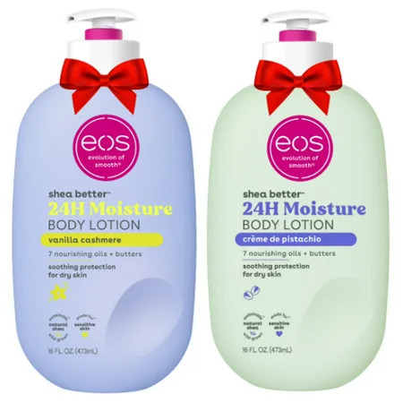 Bundle of eos Shea Butter Lotion, Creme de Pistachio & Vanilla Cashmere, for Dryness 16oz | Walmart (US)