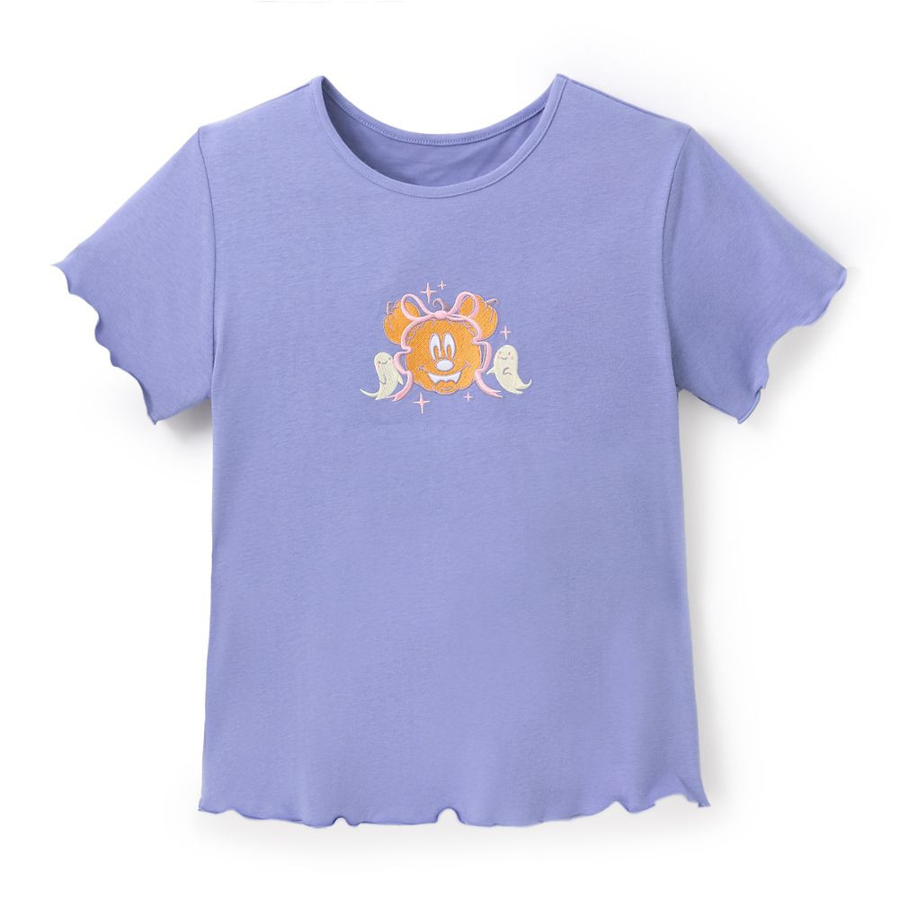 Minnie Mouse Jack-o'-Lantern Halloween Fashion T-Shirt for Women | Disney Store