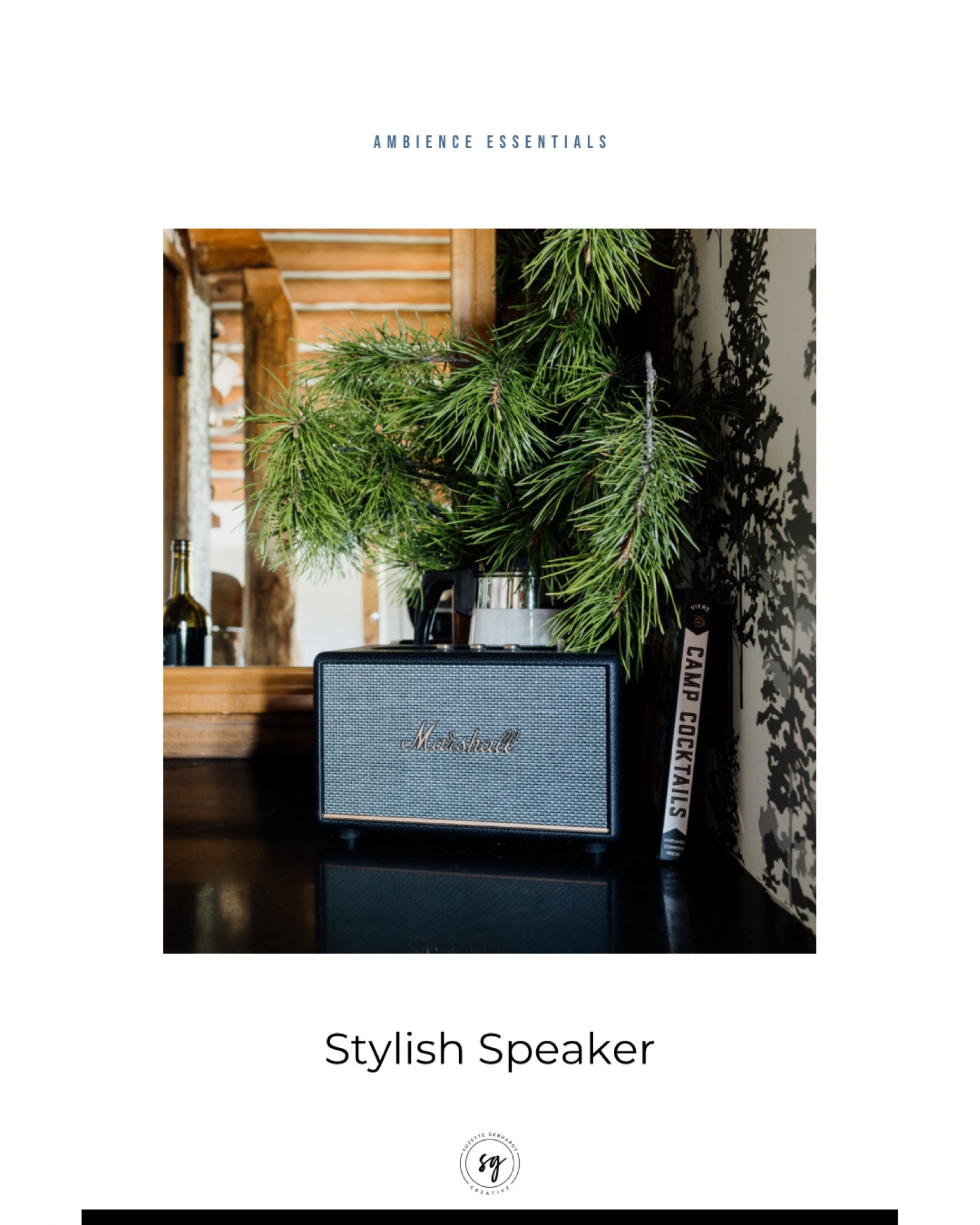 We went to the beach last week and as moms often do, I set up the beach site while the kids ran off to play. 

By the time they came back I had hoisted the umbrella, arranged the towels, and (obviously) fired up my beach playlist.

My daughter immediately noticed the music and asked, “Whose speaker is that?”

When I replied that it was mine she pressed further. “You brought that all the way from home?”

Yes. I absolutely did haul my speaker in my carry-on across the country and THEN lug it 4 blocks to the beach. 

Why? Because music sets a mood. And for me, a good background soundtrack is essential for everything from a quiet night cooking dinner to a big day at the lake. 

I have a Sonos system in our house, a big outdoor speaker for the lake, a portable JBL for travel. And when I design a space that I want to LIVE WELL for VRBO guests or clients, I try to include a speaker that blends seamlessly into the design and provides that extra opportunity for an ambience upgrade that will improve the client’s experience.

For this vintage-heavy cabin, a Marshall Bluetooth unit on the bar was the obvious choice.

When I walk in the door the first thing I do is flip the little switch (so satisfying). If you’re looking for a speaker with great sound and really cool style… this is the one.

And if you’re not normally a music person, I challenge you to play a playlist you love today while doing something you usually do in silence. Gardening, cooking, getting ready… pay attention to how it elevates your experience!

#bluetoothspeaker #walmartfinds #shelfdecor #cabindecor #barstyling #speaker

#LTKHome