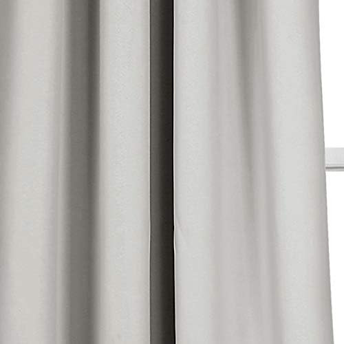 Lush Decor, Light Gray Curtains-Grommet Panel with with Insulated Blackout Lining, Room Darkening... | Amazon (US)
