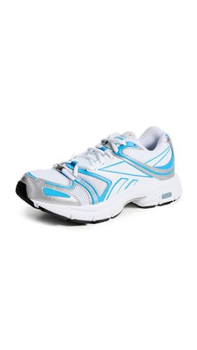 Reebok Women's Angel Reese Premier Road Plus IV Sneaker, Silver/Always Blue/White, 8 Women | Amazon (US)