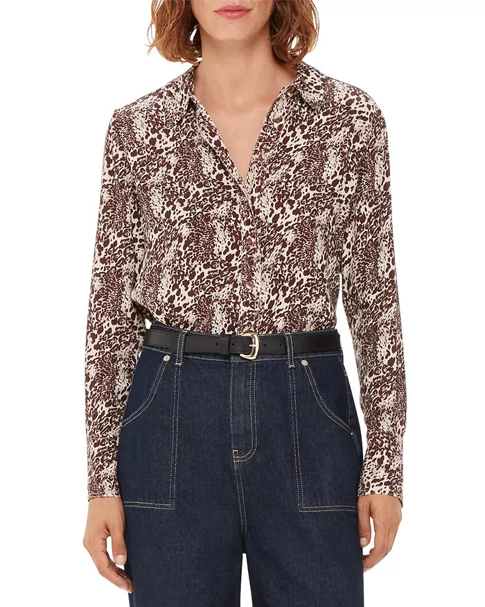 Micro Leopard Print Shirt | Bloomingdale's (US)