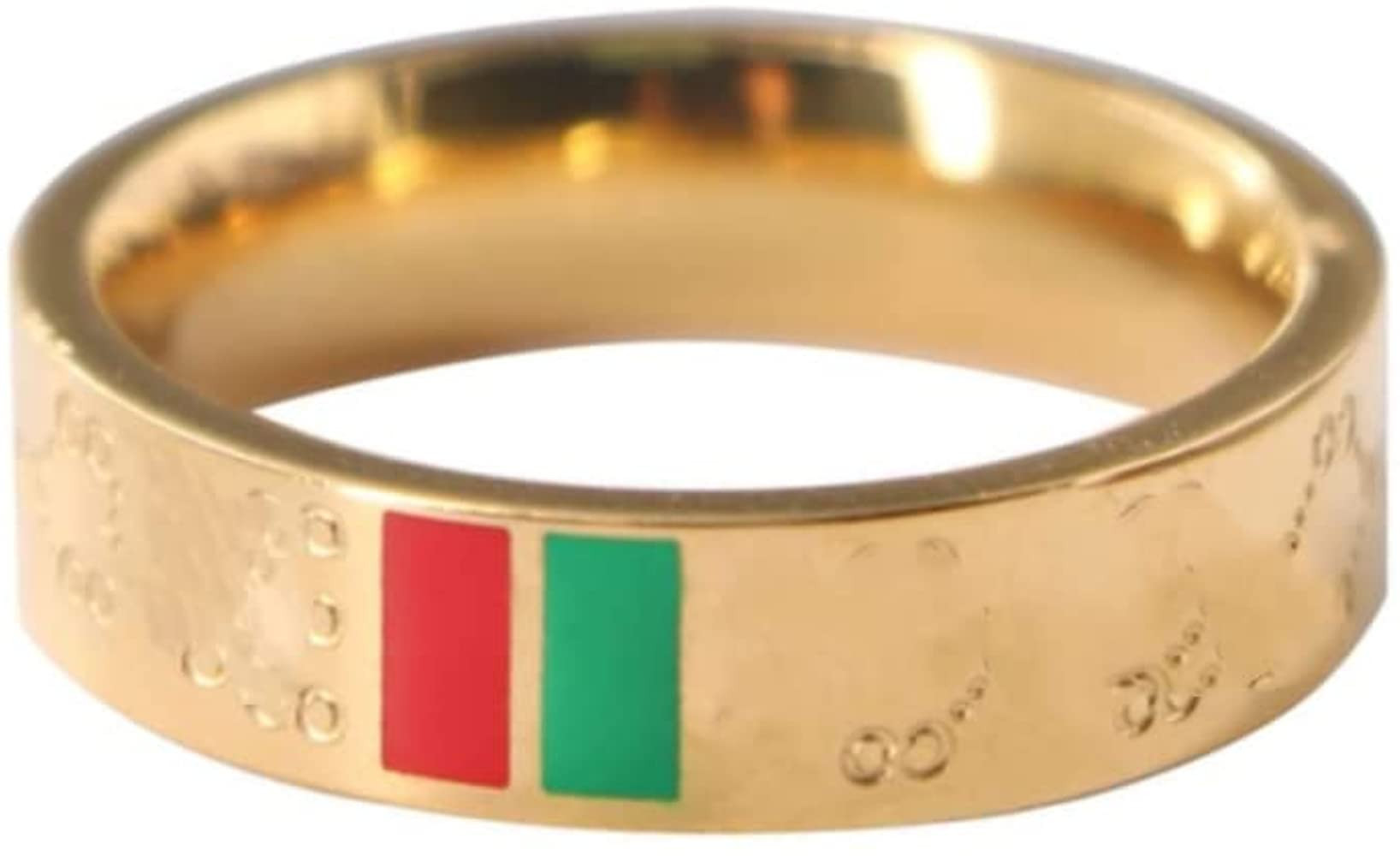 AROMIA Dainty Ring Gold Stainless Steel Silver Promise Ring Trendy Wedding Band Jewelry for Women... | Amazon (US)