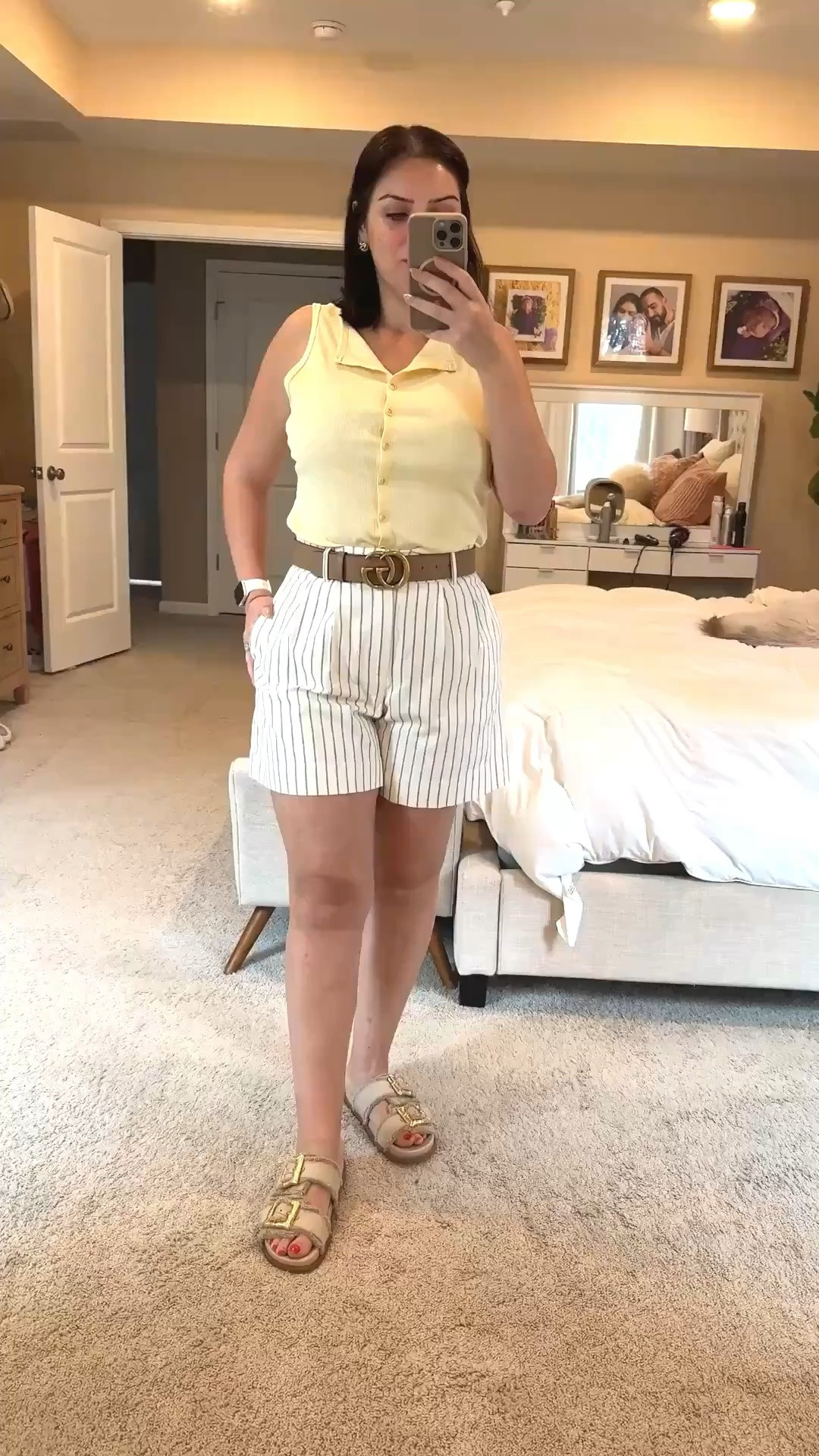 Love these shorts and tank top from Target! Wearing a size 8 in shorts and small tank top. Top is very stretchy and comfortable! They both come in other color options too ✨


Target style, target fashion, target fashion finds, spring break, resort outfit, resort wear, white shorts, linen shorts , sandals 2026, striped shorts, linen ahorts outfit, Target finds, postpartum, mom outfit, postpartum outfits, resort vacation outfits, resort looks, summer fashion, summer 2026, summer outfit, summer outfits, summer outfits 2026, vacation outfit, spring break outfits, shorts, shorts outfit, vacation outfits @Target

#LTKMidsize #LTKootd #LTKSeasonal