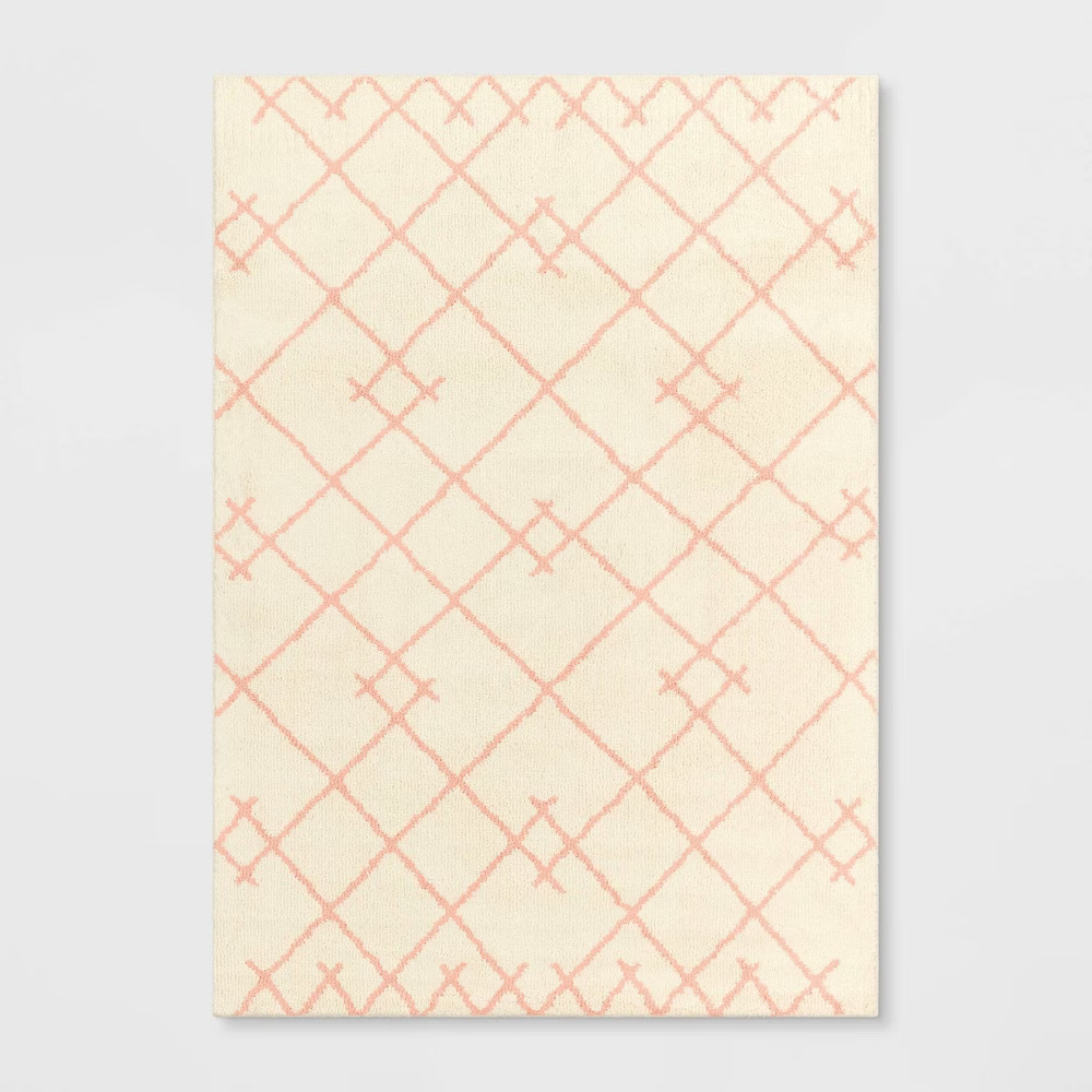 5'x7' Kenya Fleece Area Rug Blush Pink - Project 62 | Target