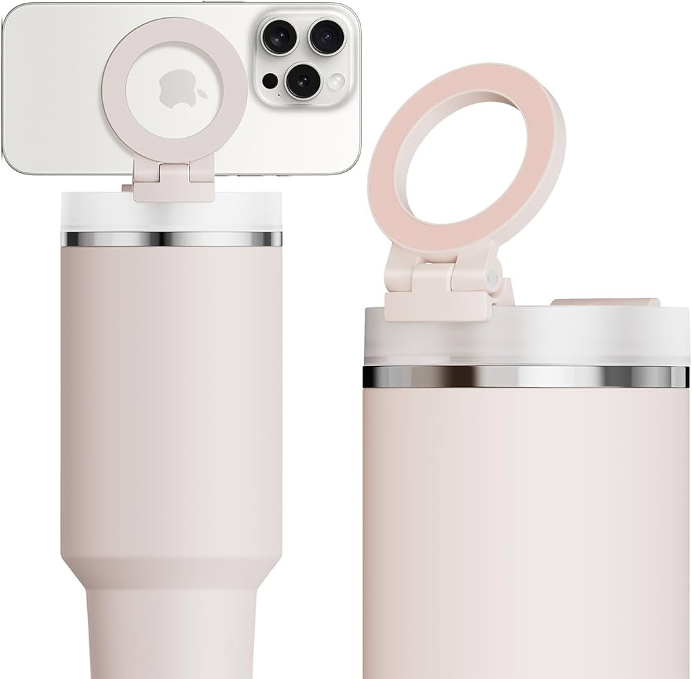 for Stanley Cup Phone Holder with Magnetic Phone Holder for Quencher H2.0 FlowState Tumbler Folda... | Amazon (US)