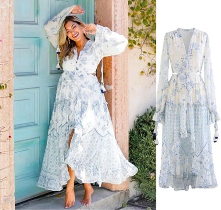 Loving this long sleeve maxi dress it’s elegant but also it could be a resort wear. 
Wedding Guest Dress
Vacation Outfit
Resort Wear
Dress
Spring Outfit

#LTKparties #LTKSeasonal #LTKstyletip