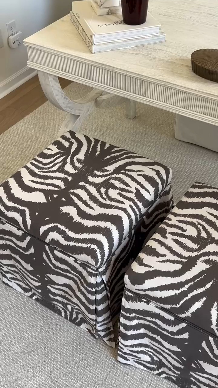 Obsessed with these zebra ottomans🤍🤍 Such a fun print and they’re 25% off right now!!





zebra ottoman, zebra print decor, ottoman, home decor, living room decor, statement furniture, neutral home, home finds, sale alert, good deals, discount, savings, sidneymarieduke 

 #LTKHome