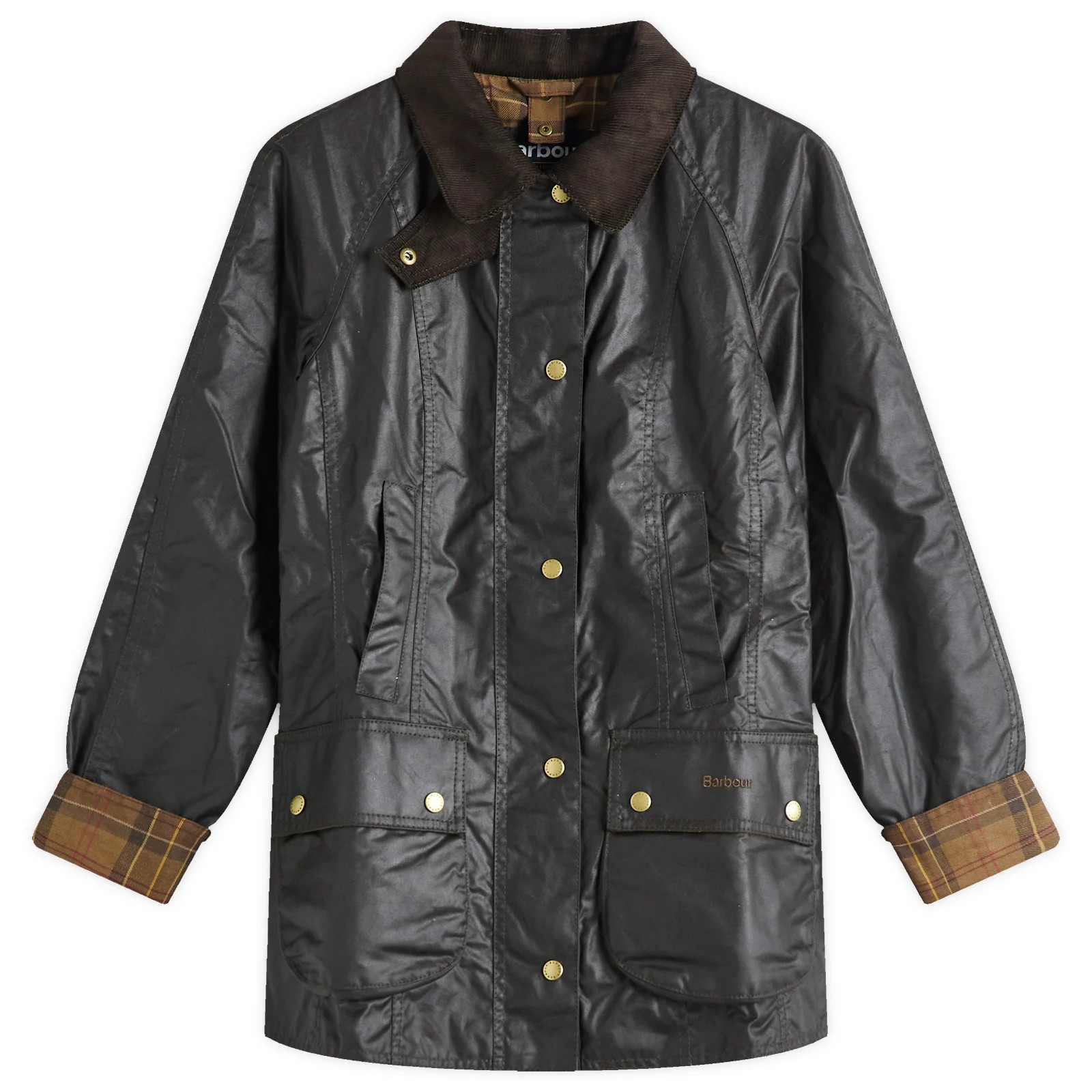Barbour Women's Beadnell Wax Jacket Rustic | END. Clothing