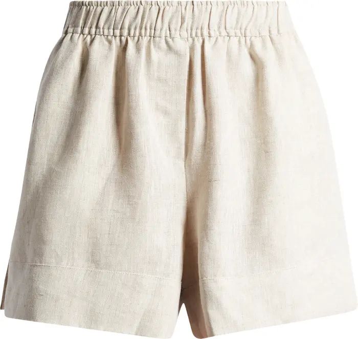 Linen Pull-On Shorts | Nordstrom