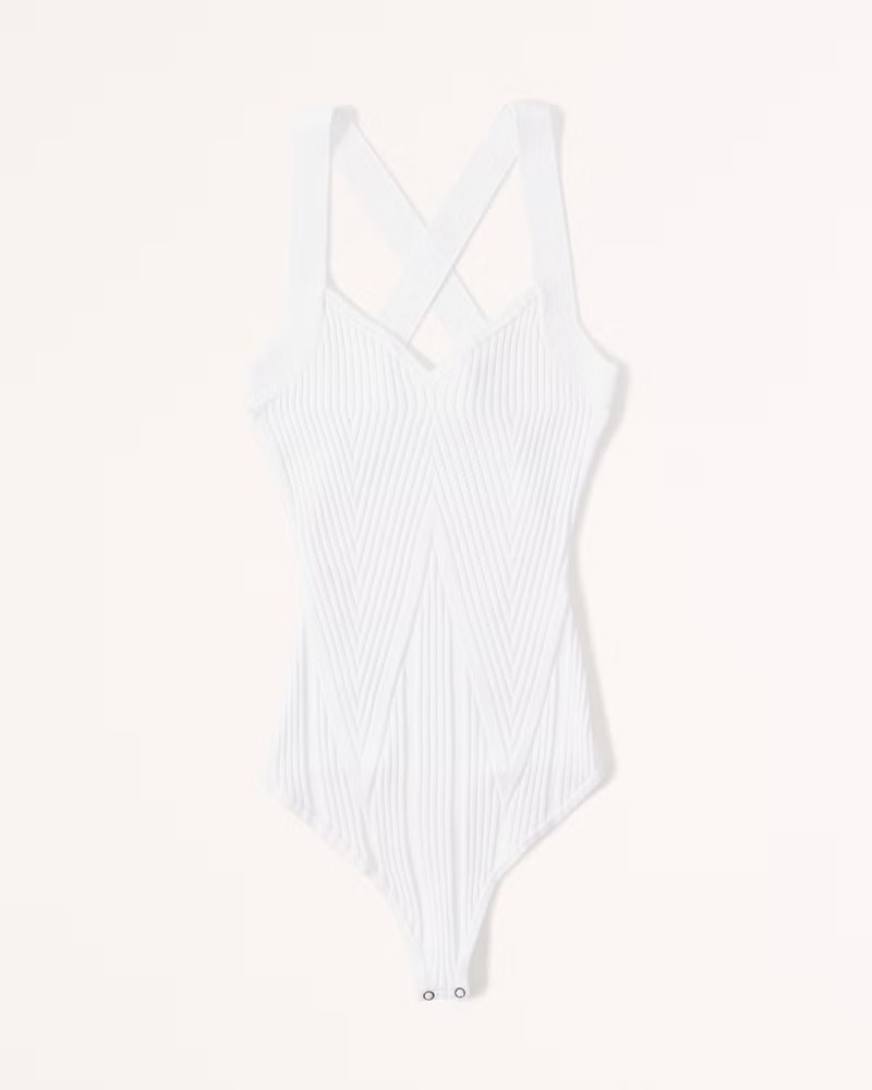 Sweetheart Cross-Back Bodysuit | Abercrombie & Fitch (US)
