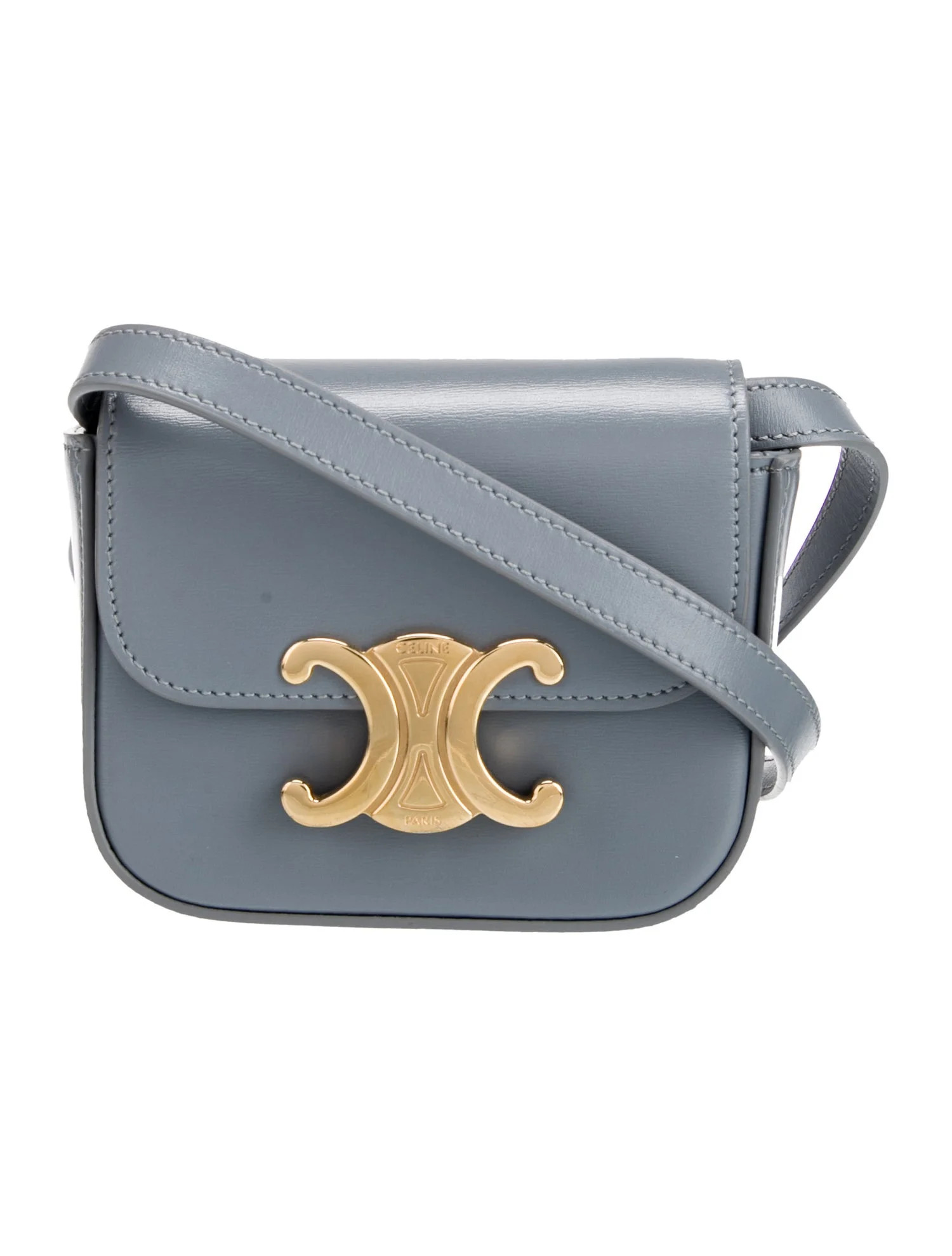 Leather Triomphe Claude Mini 2023 | The RealReal