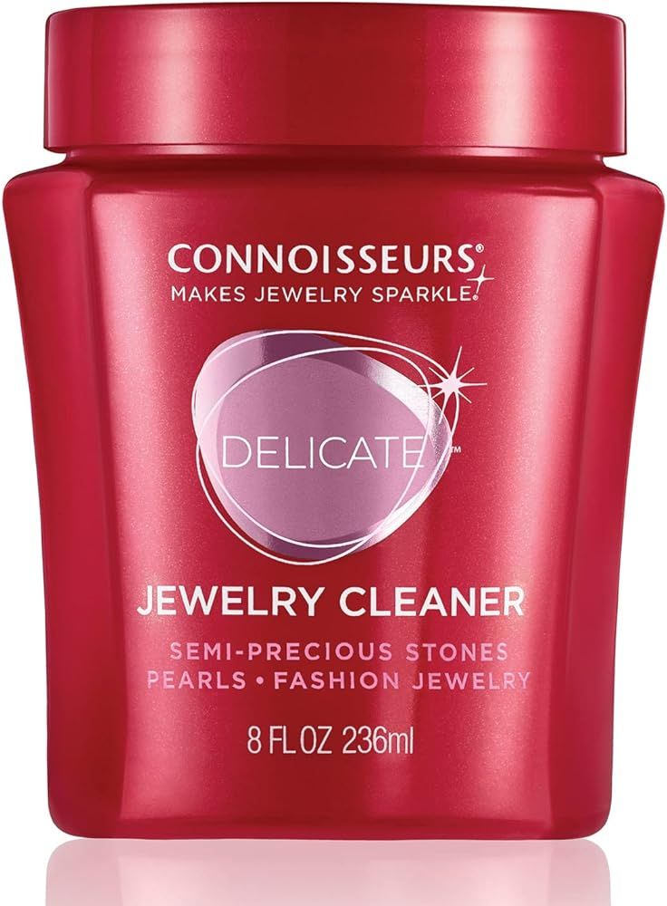 CONNOISSEURS Premium Edition Jewelry Cleaner, Value Size 9.6oz - Pick from Fine, Silver or Delica... | Amazon (US)