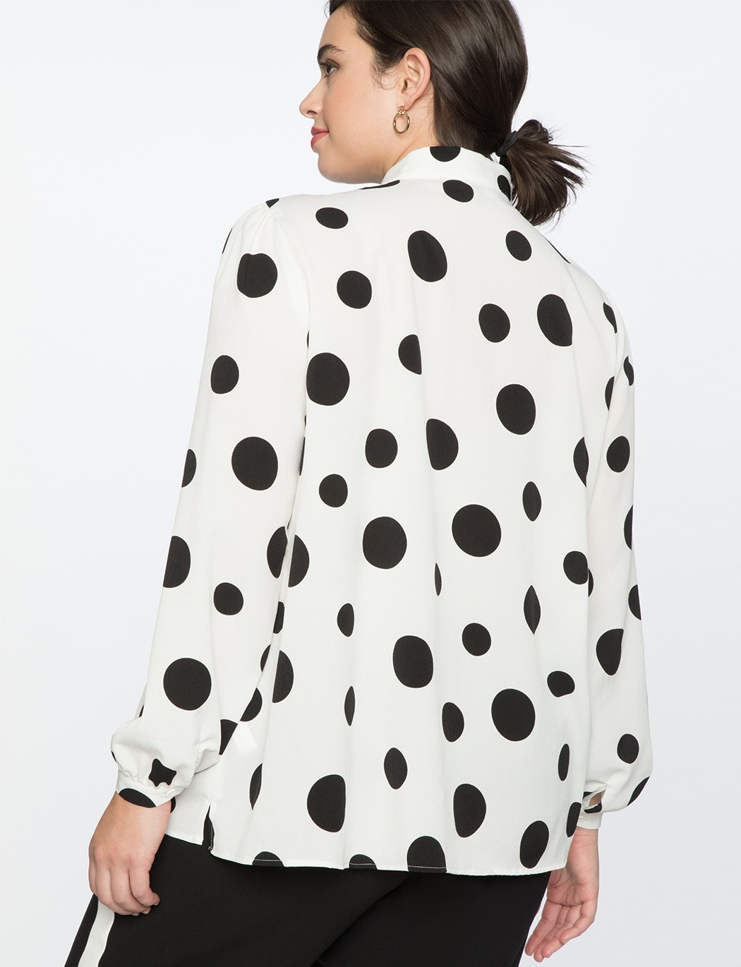 Tie Neck Blouse | Eloquii