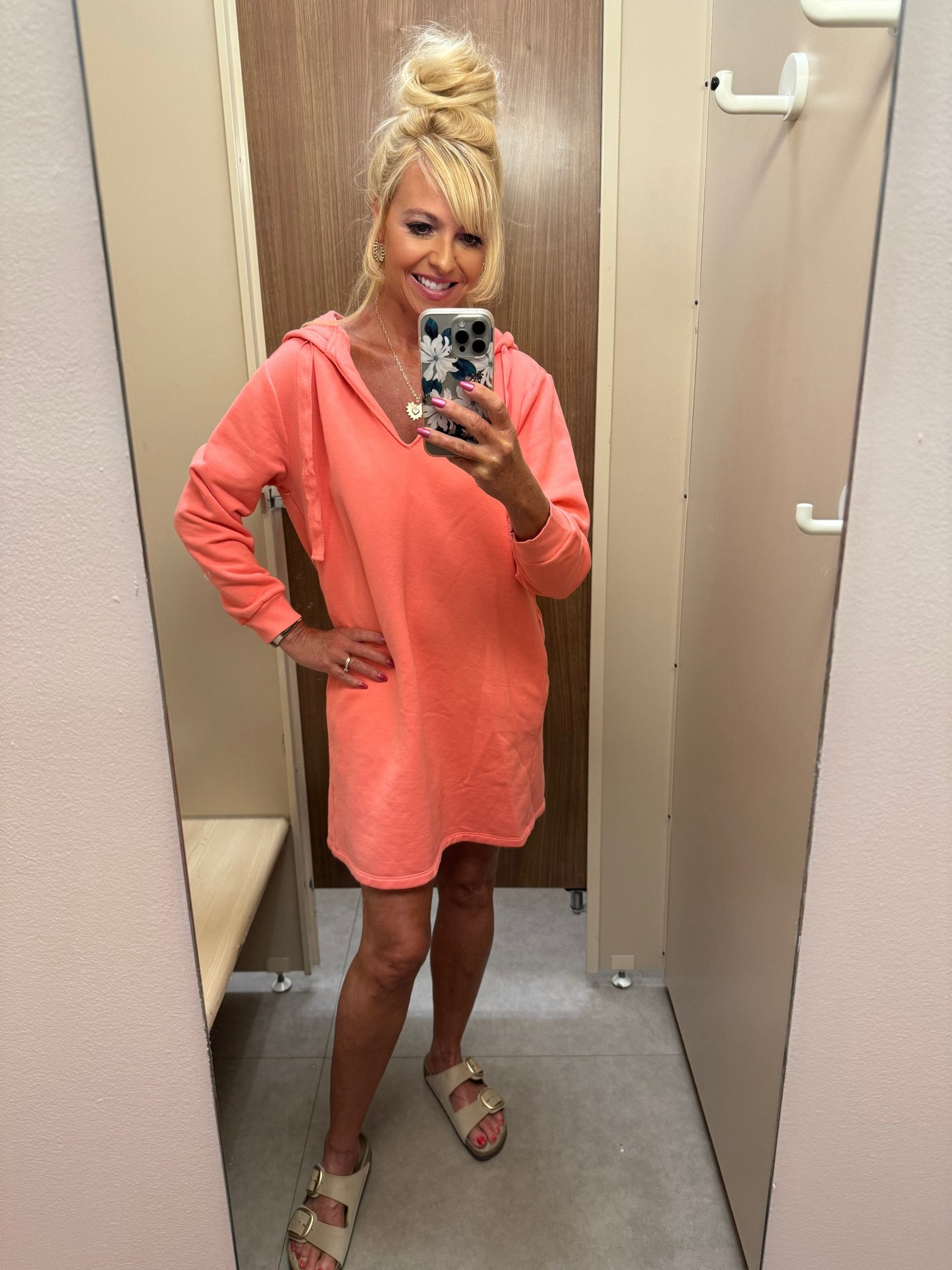 What a great sweatshirt dress #target #comfy #vacation Size down one Lots of colors 

#LTKStyleTip #LTKTravel #LTKFindsUnder50