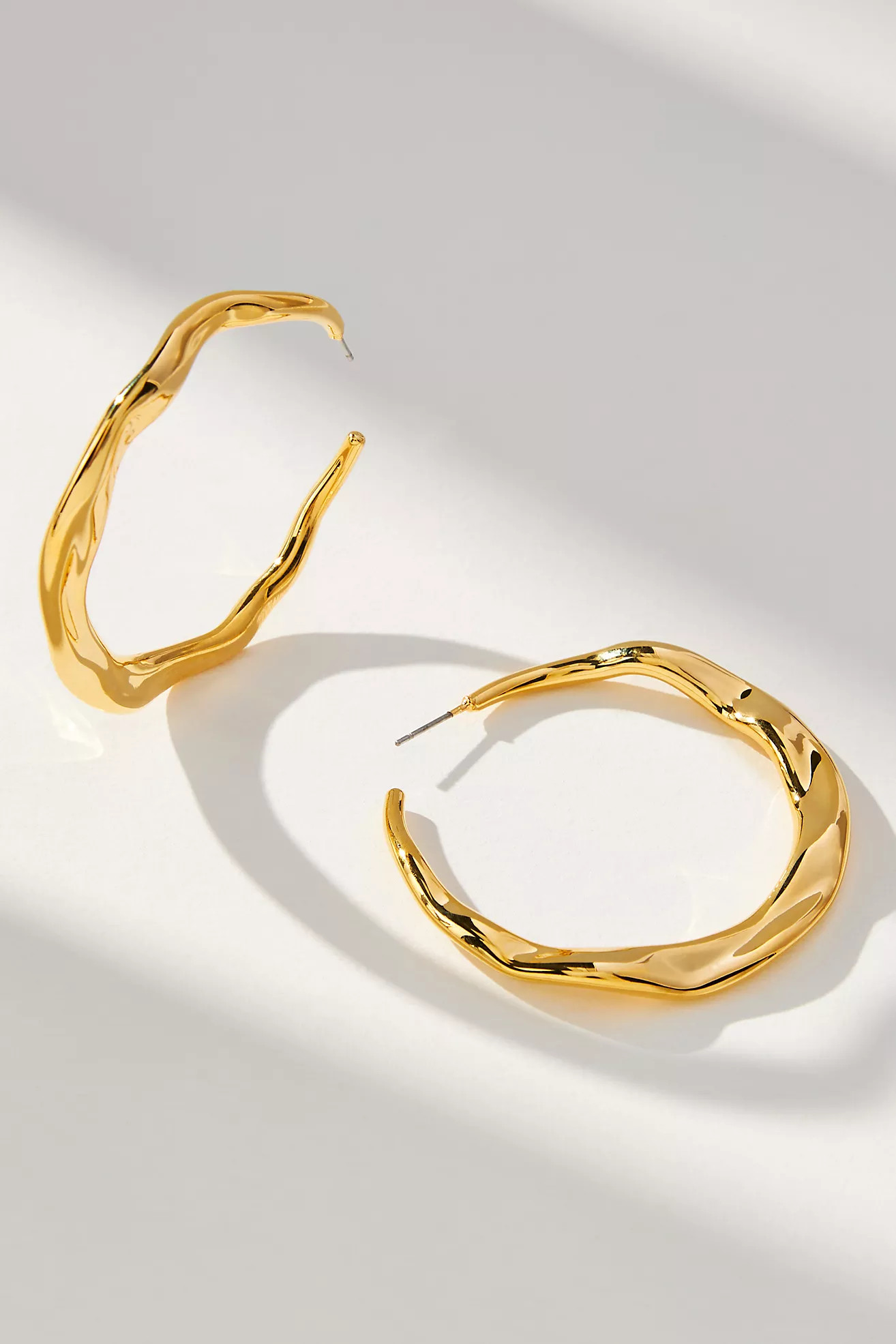 Molten Hoop Earrings | Anthropologie (US)