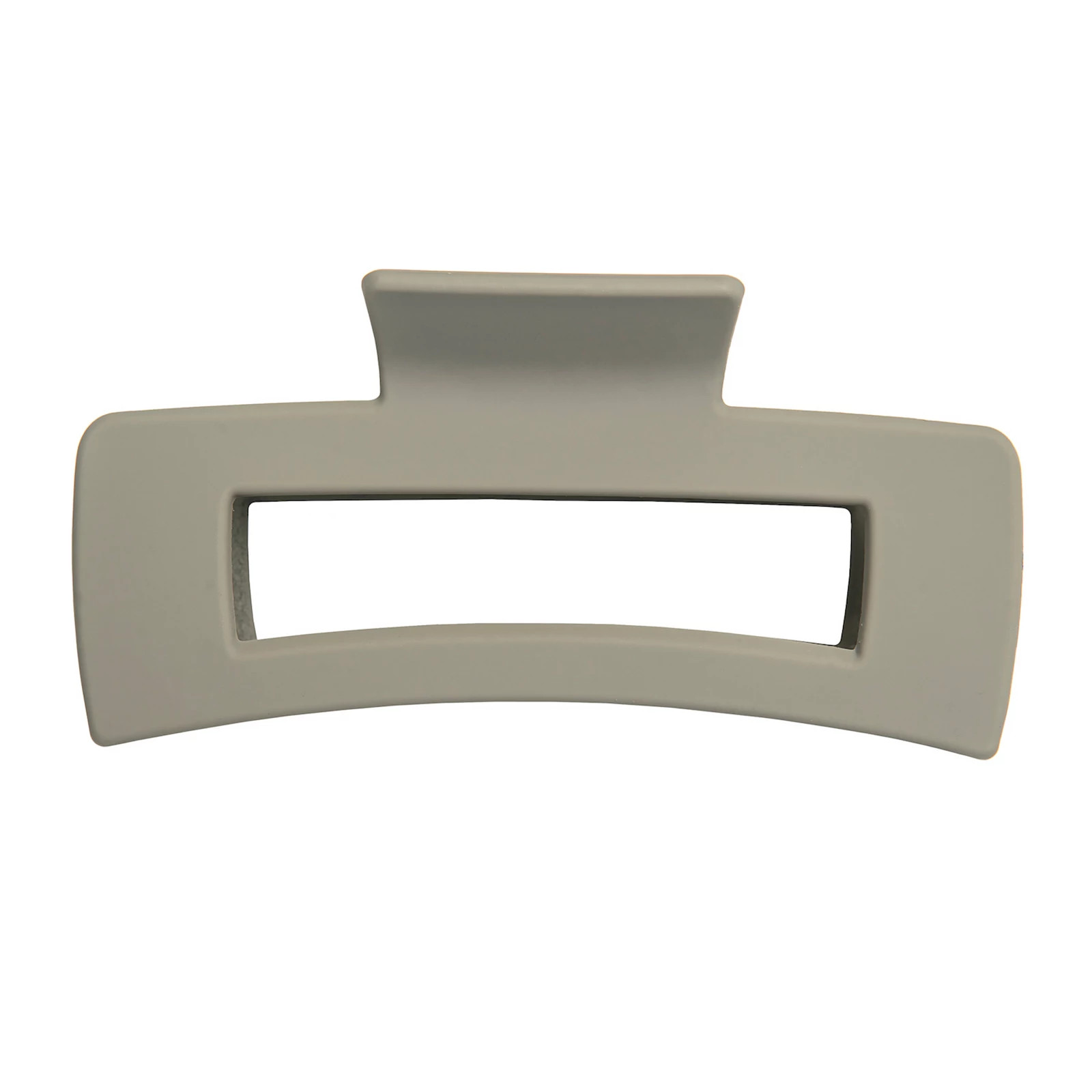 Sonoma Goods For Life Matte Gray Rubber Coated Rectangular Claw Clip, Grey | Kohl's