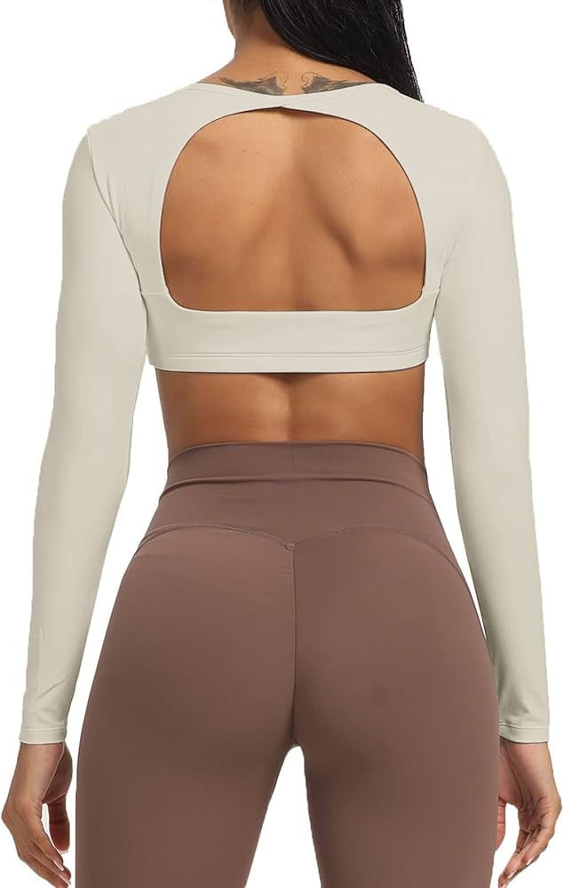 Aoxjox Long Sleeve Crop Tops for … curated on LTK