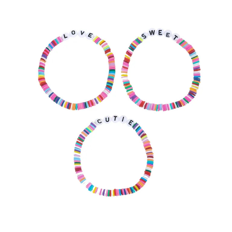 Way to Celebrate Valentine's Day " " Bracelets, 3 Pieces | Walmart (US)