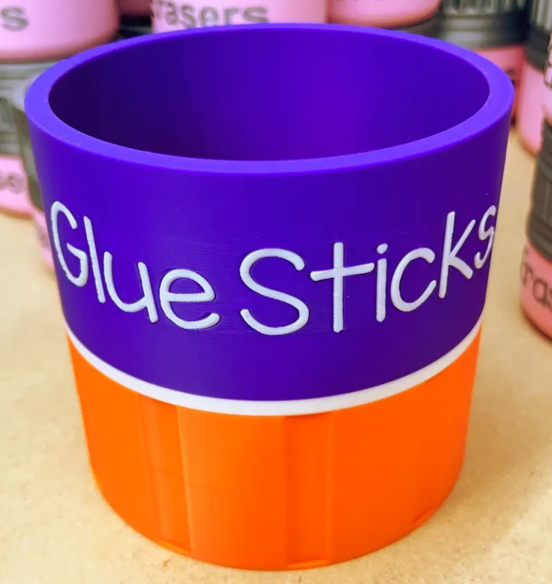 The Glue Stick Bucket for Teachers, made in the USA! | Etsy (Global)