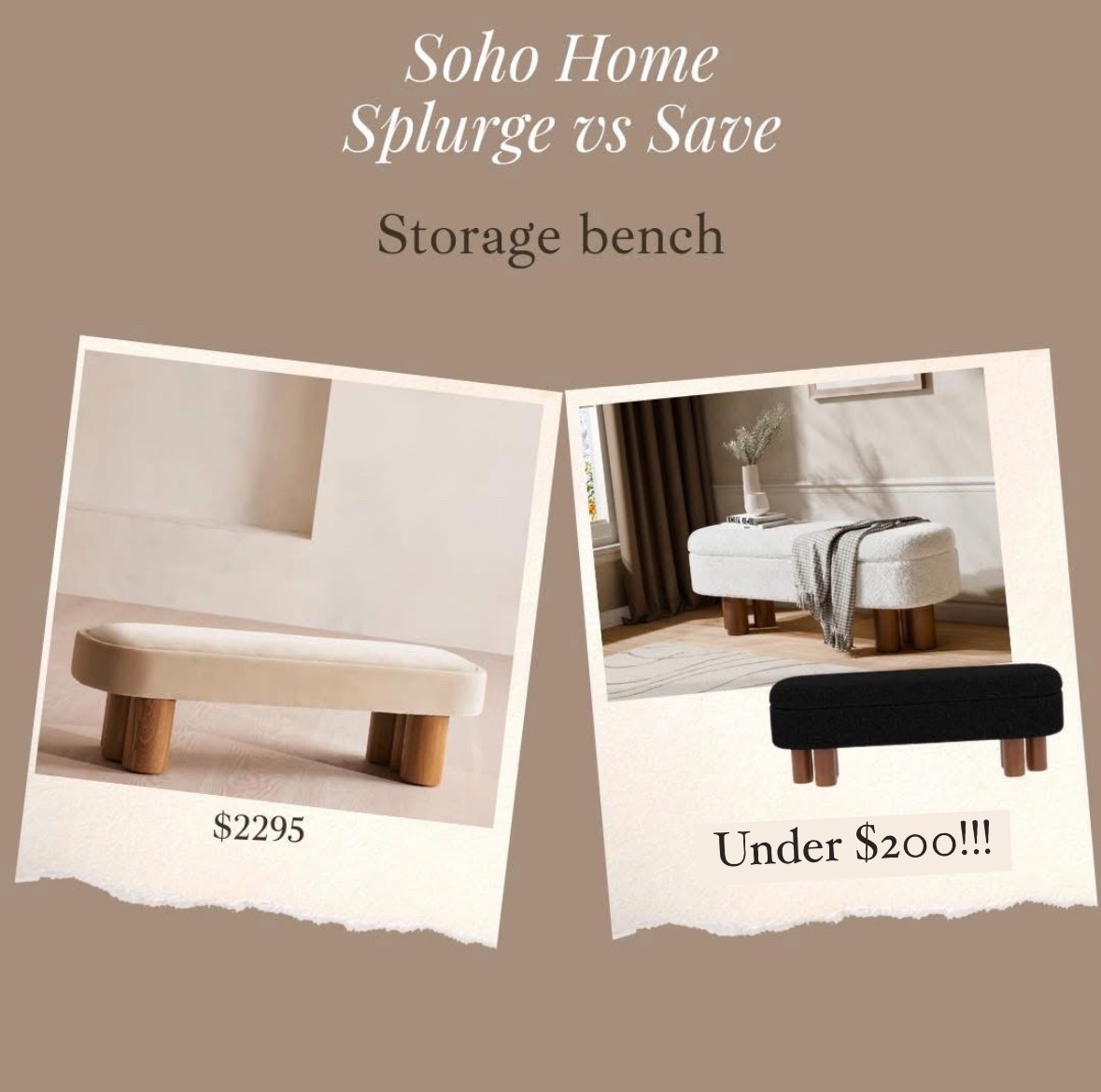 🚨🚨🚨🚨 one of my favorite storage bench finds is under $200 in both colors for the first time ever!!!!! Amazing high end style at a tenth of the cost 😍😍🙌🏻 



#LTKSaleAlert #LTKStyleTip #LTKHome