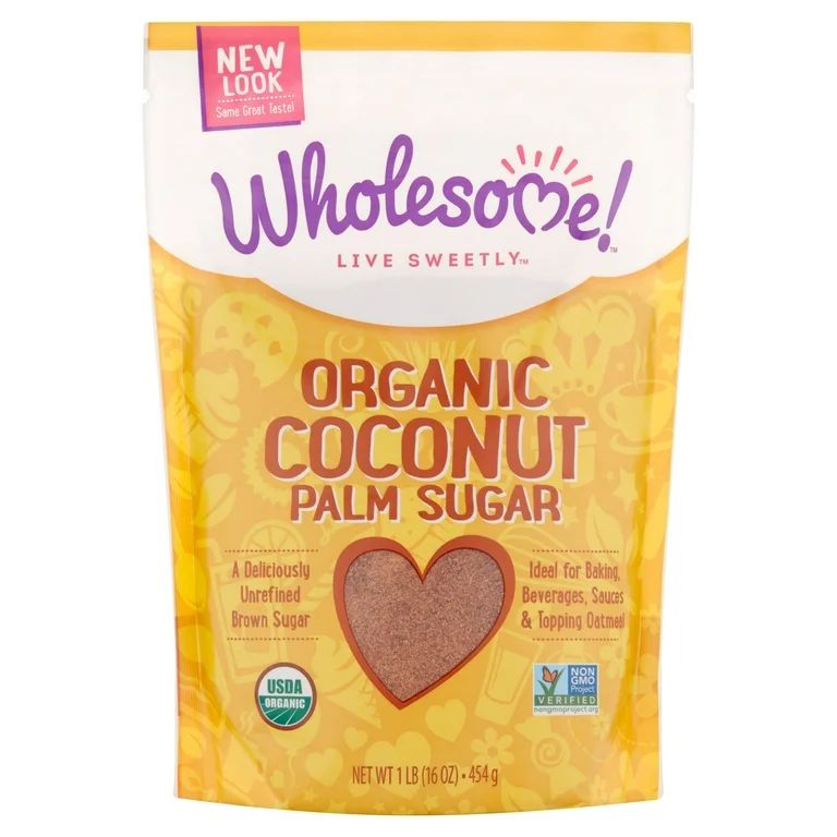 Wholesome! Organic Coconut Palm Sugar, 16 oz, 6 pack | Walmart (US)