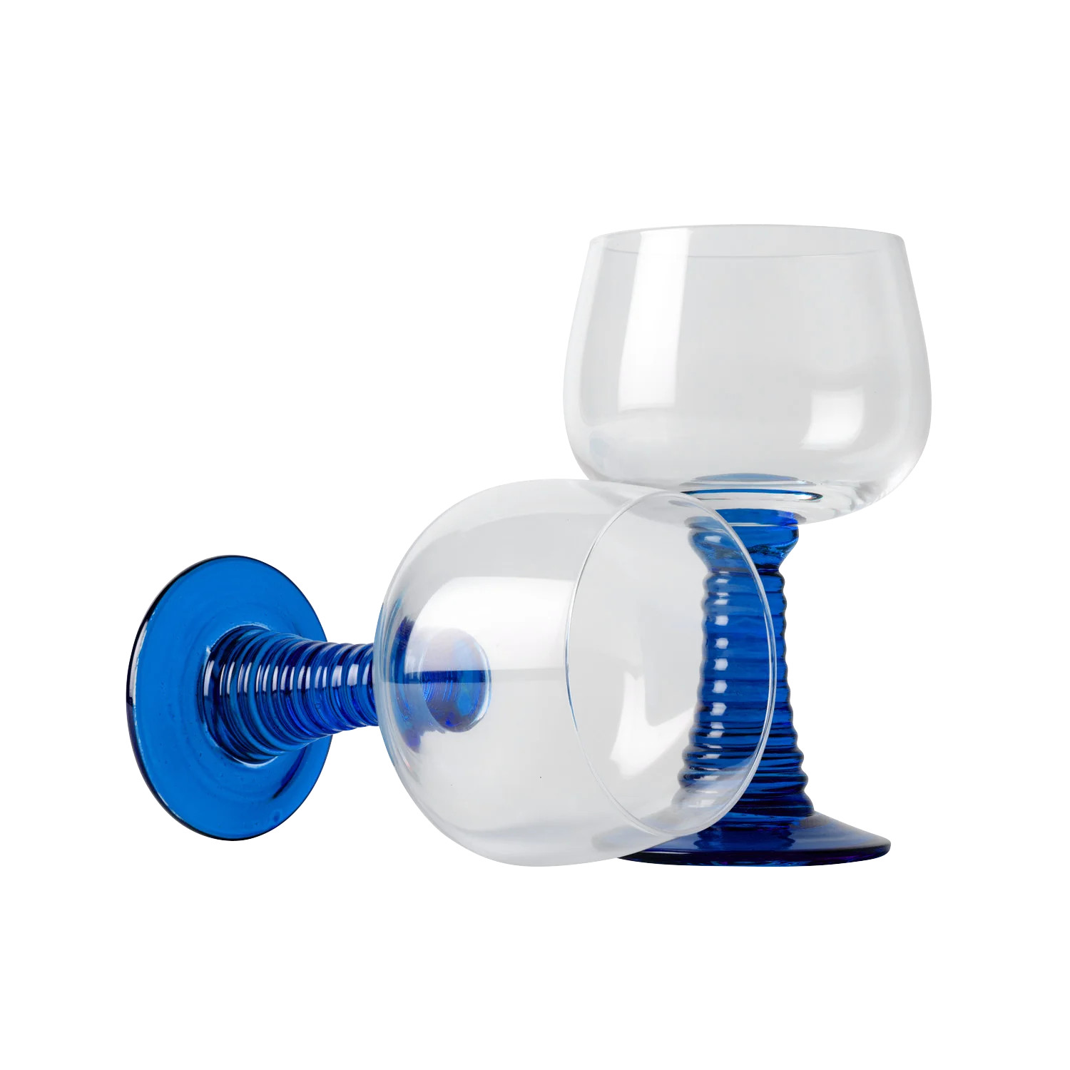 Navy Wine Goblet — Set of 2 | In The Roundhouse