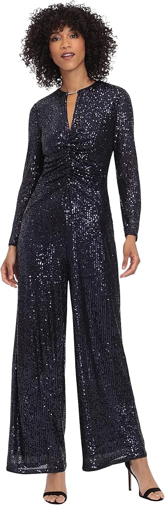 Maggy London Women's Maggy London Women's Dresses Holiday Sequin Jumpsuit Event Occasion Cocktail... | Amazon (US)