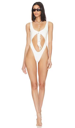 x Pamela Anderson Carbon One Piece in Surf Bunny | Revolve Clothing (Global)