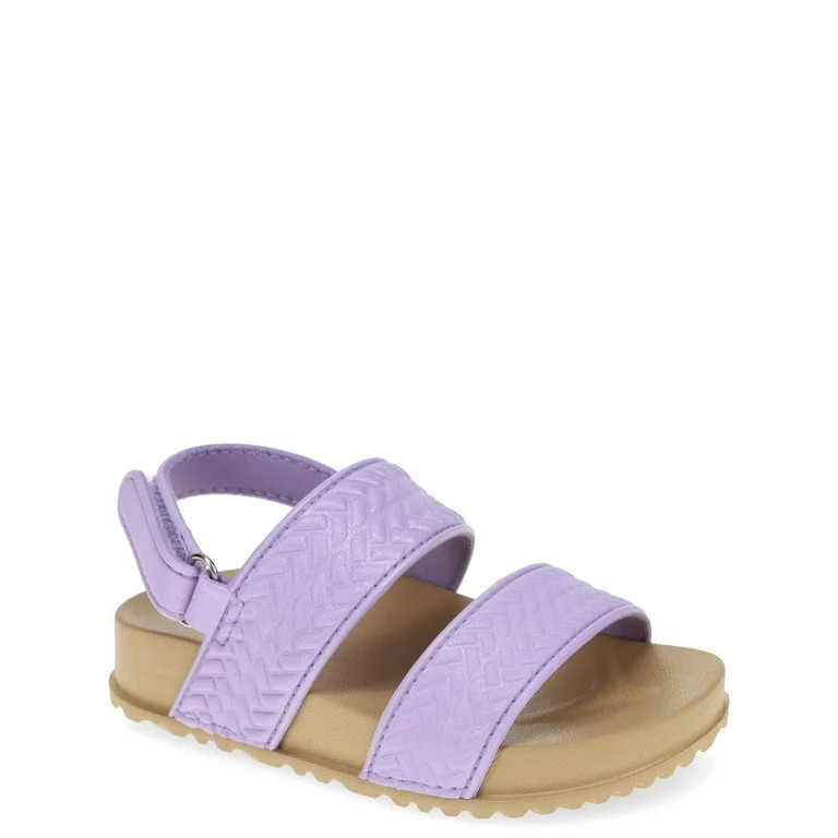 Wonder Nation Toddler Girl 2 Band Eva Sandal | Walmart (US)