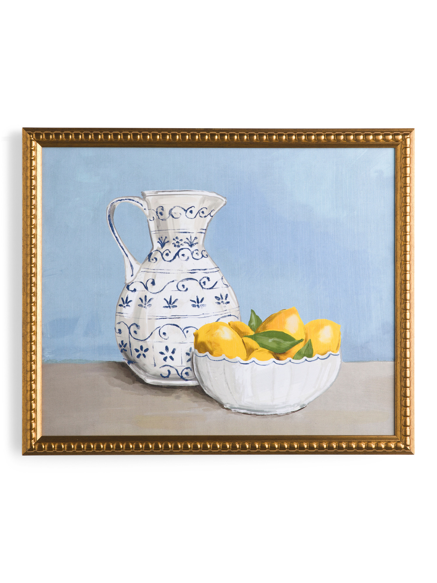 24x20 Pitcher With Lemons Framed Wall Art | TJ Maxx