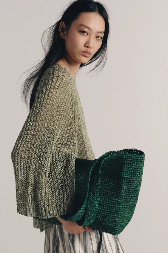 RAFFIA TOTE BAG | Zara US