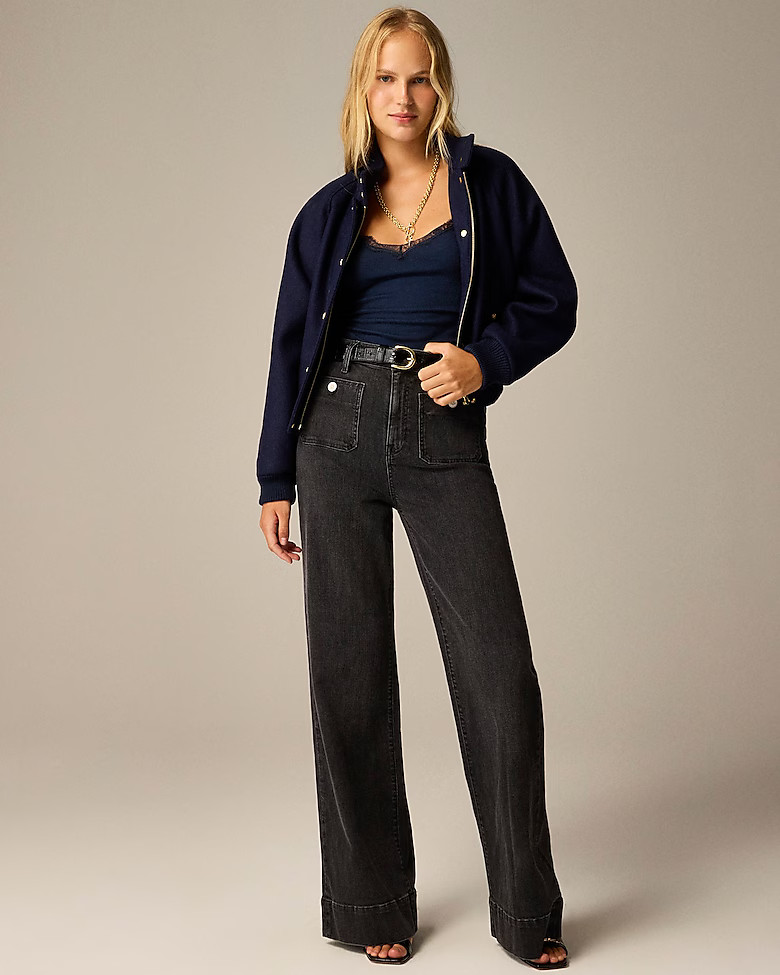 Sailor denim trouser in 1996 semi-stretch | J. Crew US
