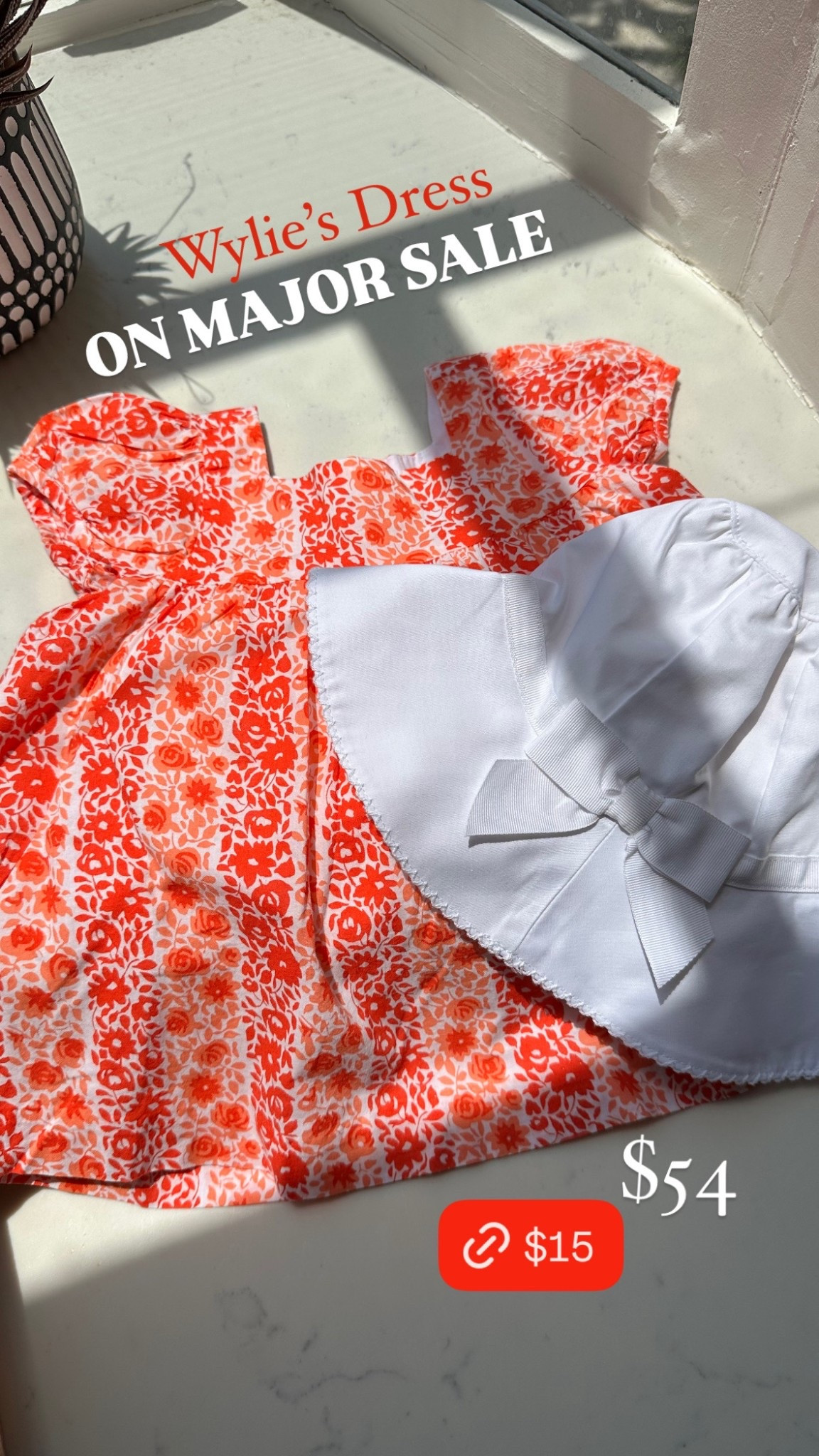 Newborn outfit 
Size: 0-3 months 

Newborn baby girl, newborn girl outfit, Janie and Jack, summer dress, baby dress, baby outfit, baby clothes, baby hat, baby accessories, summer hat, baby shower, baby gift, on sale, 

#LTKBaby #LTKKids #LTKSaleAlert